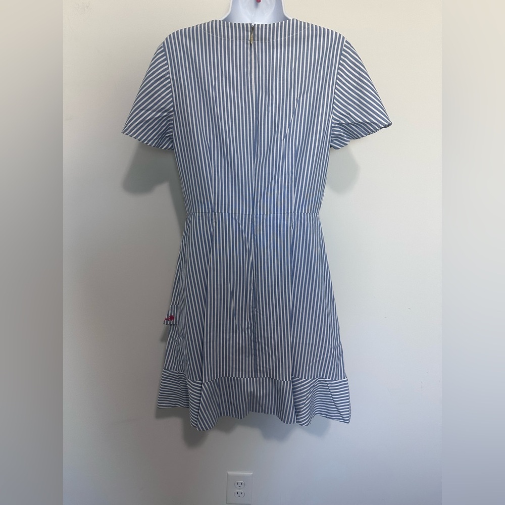 Draper James Striped Mini Dress with Ruffle Detail - Picture 7 of 11